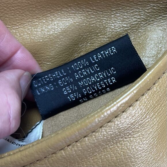 Wilsons Leather Penny Lane Belted Jacket S Y2K Coat Faux Fur Hood Cabincore Boho - Picture 16 of 16